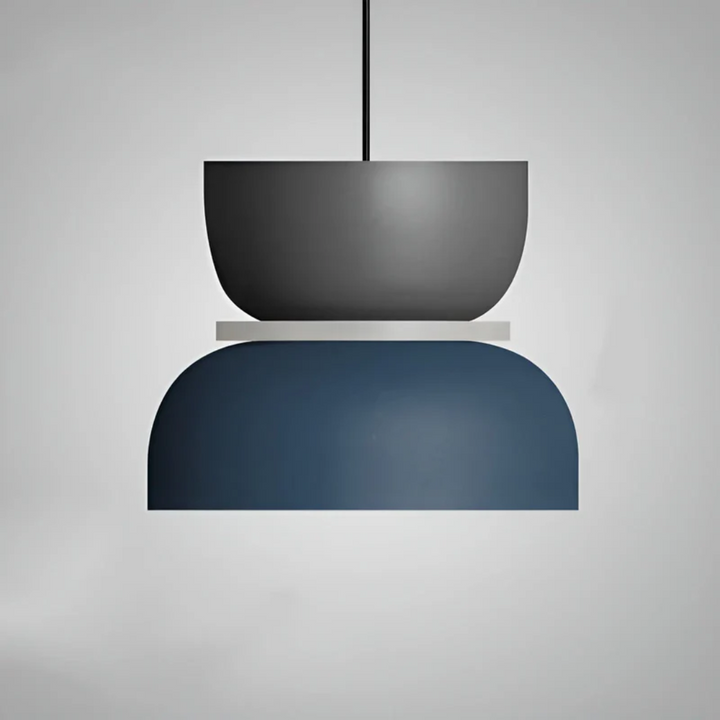 Colorful and Trendy Macaron LED Pendant Light - VividGlow-Gray-Blue-Nora Luxe