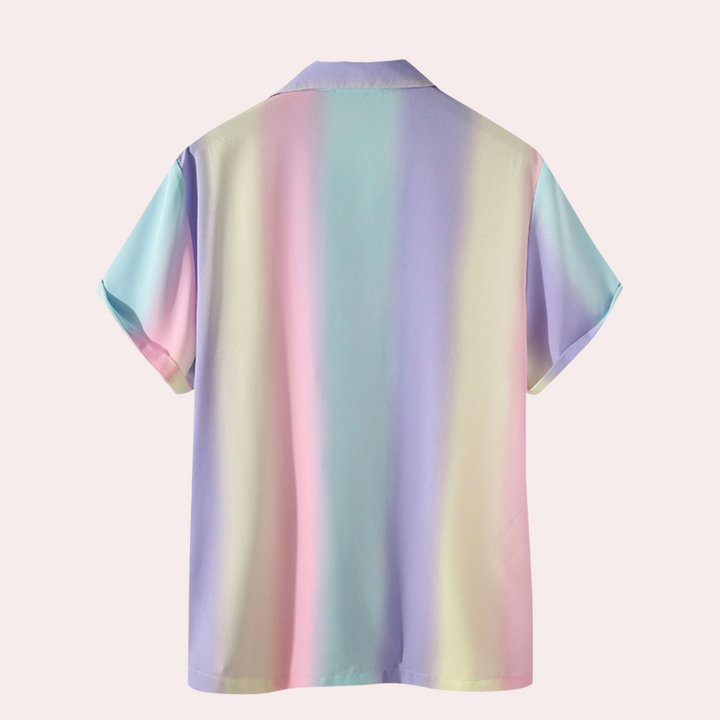 Colorful Striped Shirt for Men - Lorenzo-S-Nora Luxe