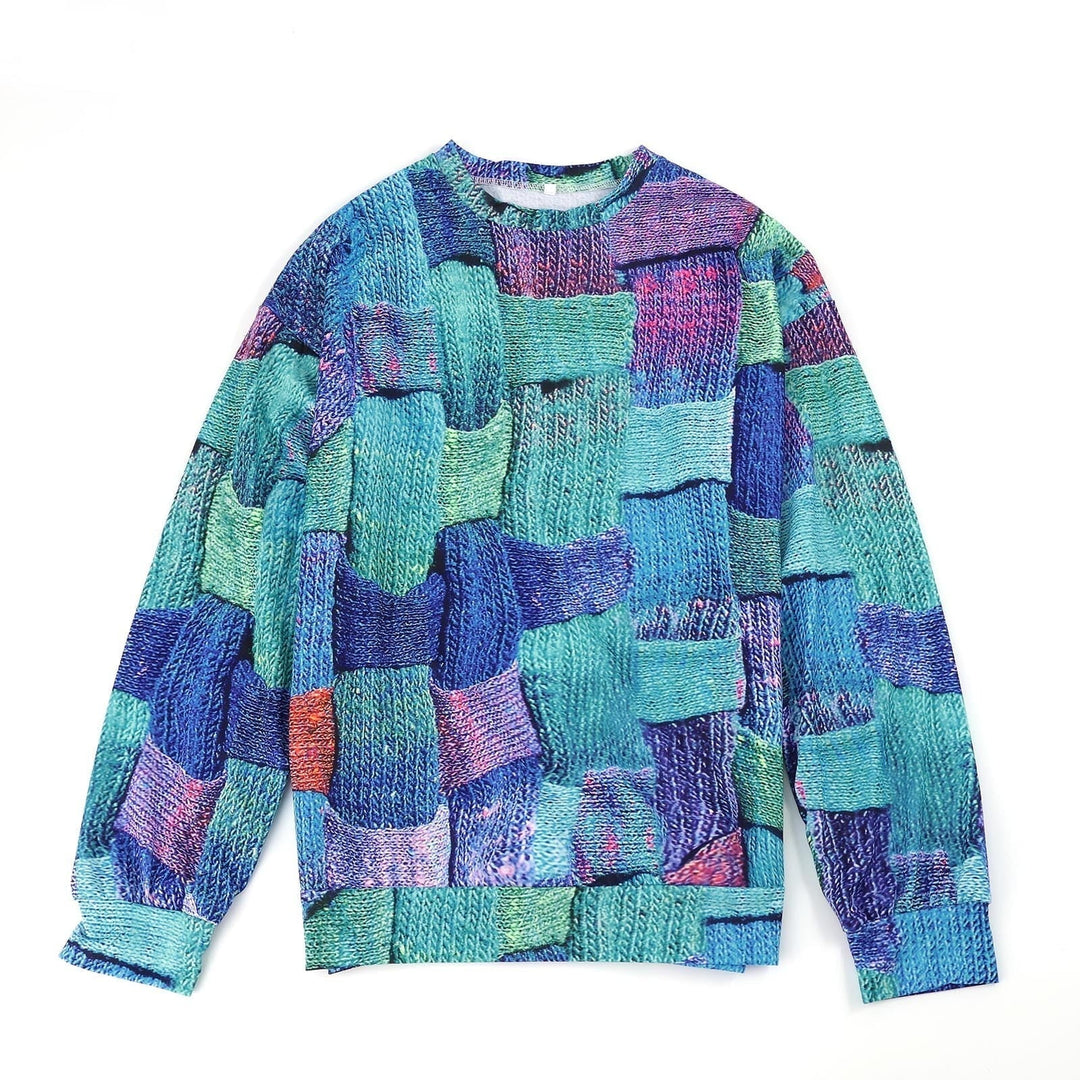 Colorful Sweatshirt with Unique Design - Vivelle-S-Nora Luxe