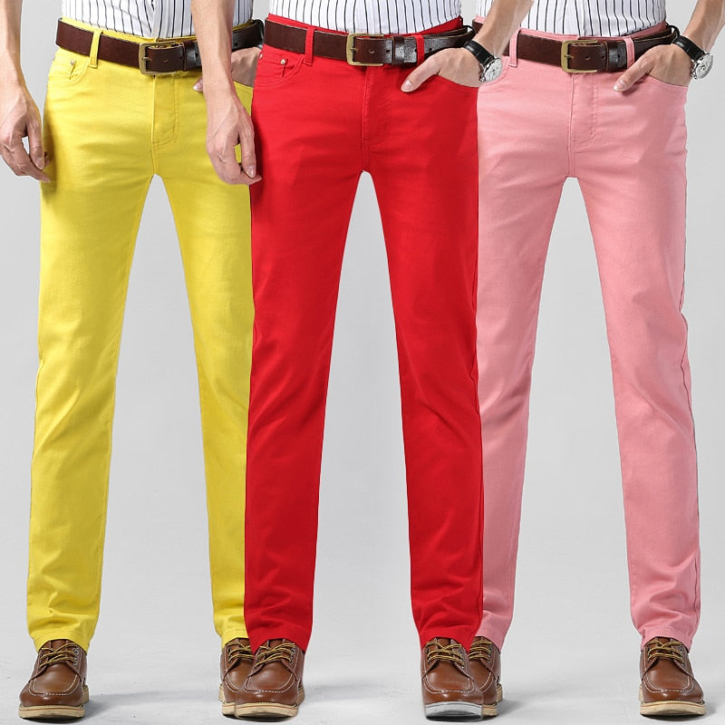 Coloured Trousers for Men – Milan-Pink-28-The Livary