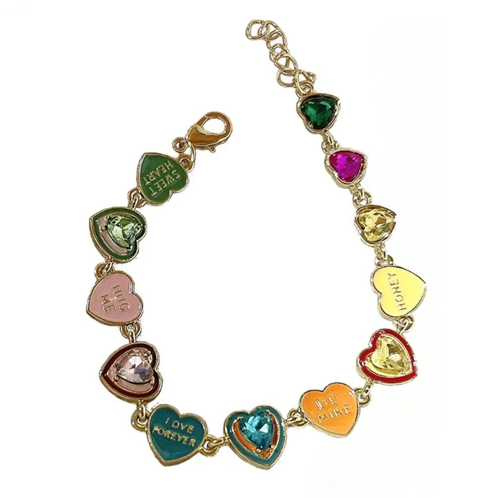 Colourful Drop Enamel Bracelet | Women's Fashion Jewellery-Nora Luxe