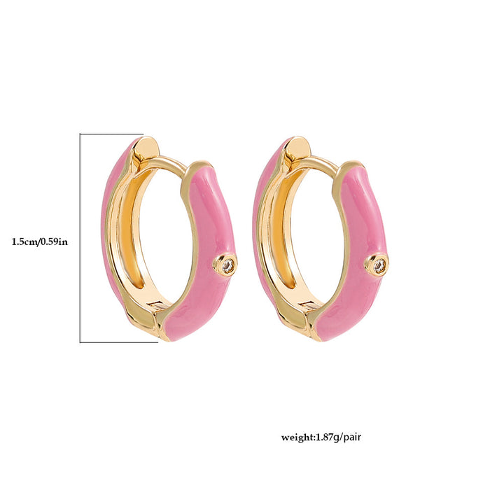 Colourful Earcandy Earrings | Stylish & Fun Jewellery-Lavender-Cherry Red-Lake Blue-Nora Luxe