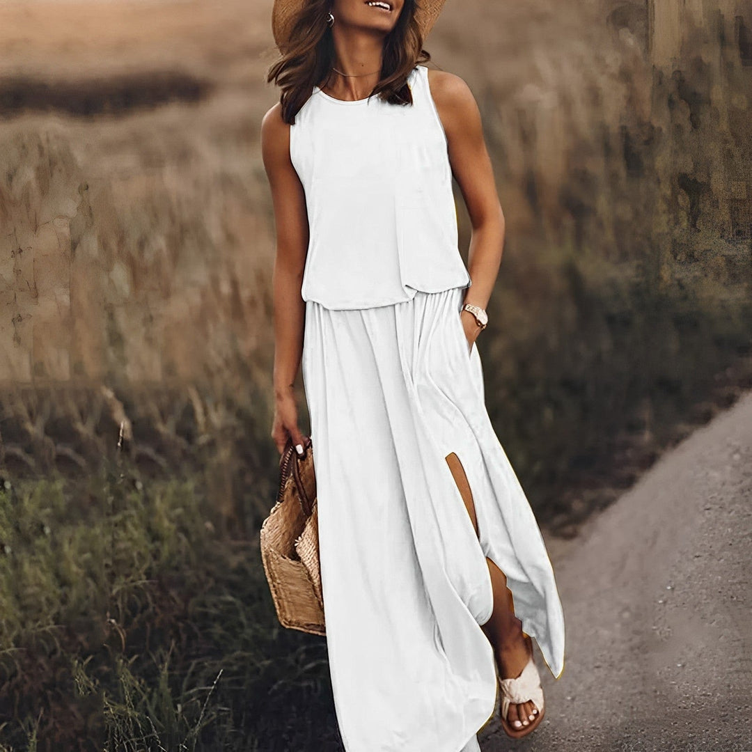 Colourful Stylish Summer Dress - Sophie Richter-White-S-50% DISCOUNT!-Nora Luxe