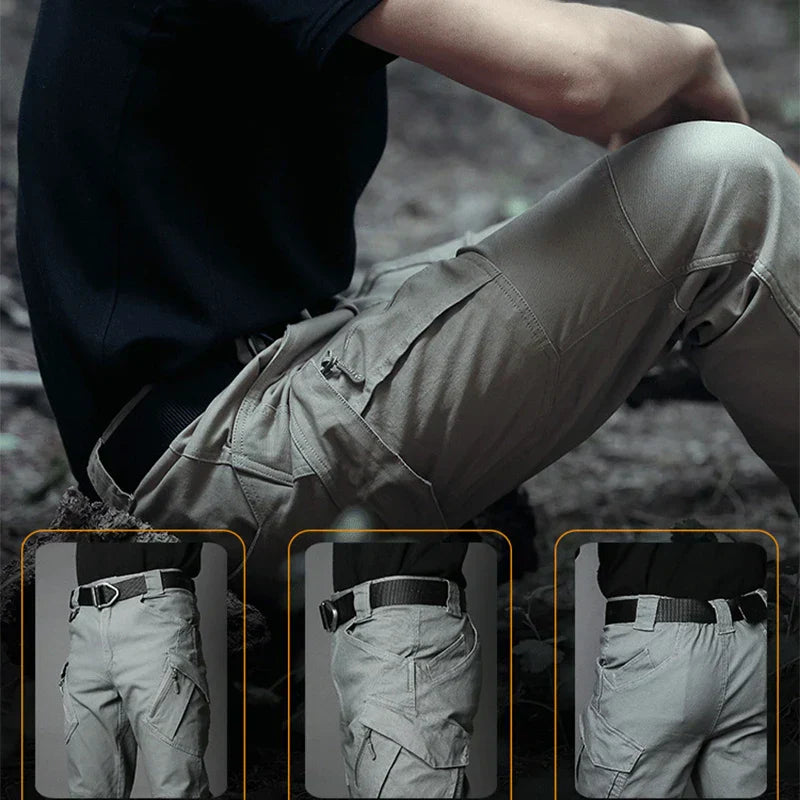 Combat Cargo Trousers for Men - Lucas-Black-S-Nora Luxe