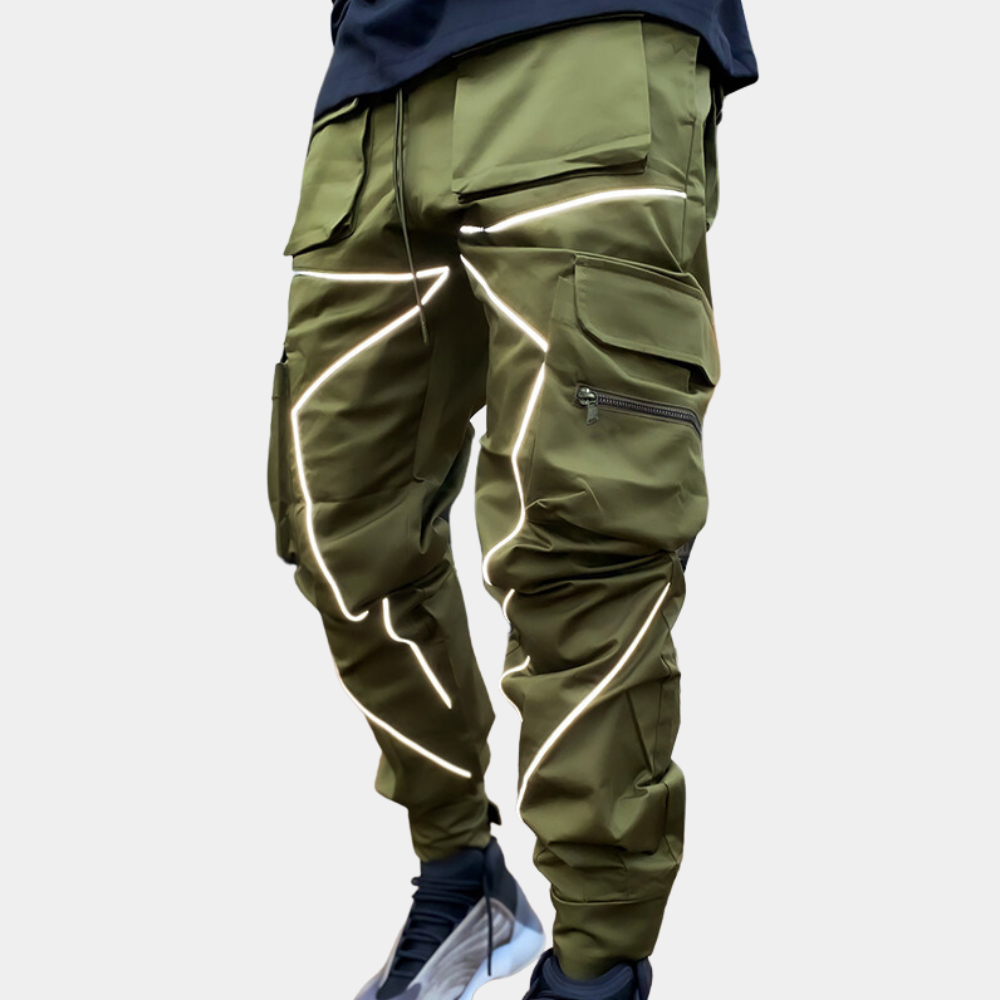 Comfort Fit Cargo Trousers for Men - Ryder-Green-XS-Nora Luxe