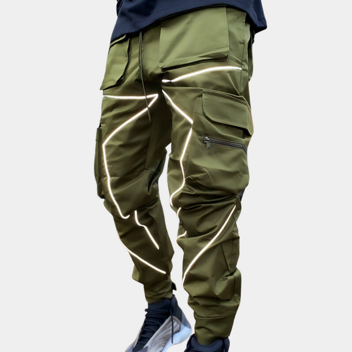 Comfort Fit Cargo Trousers for Men - Ryder-Green-XS-Nora Luxe