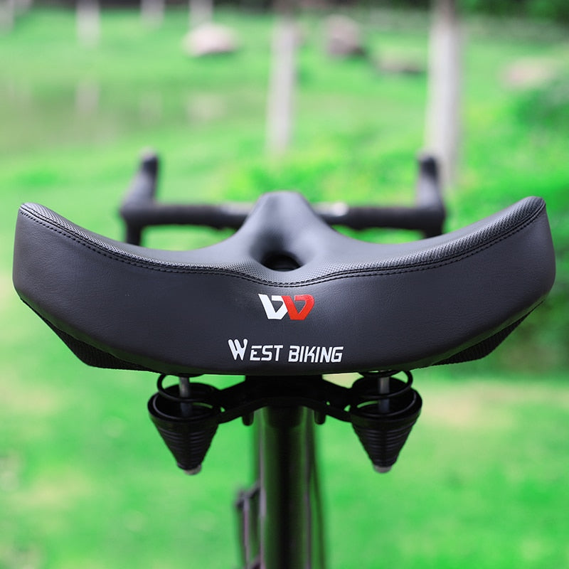 Comfort Gel Bicycle Saddle - BigRide-Black-Nora Luxe