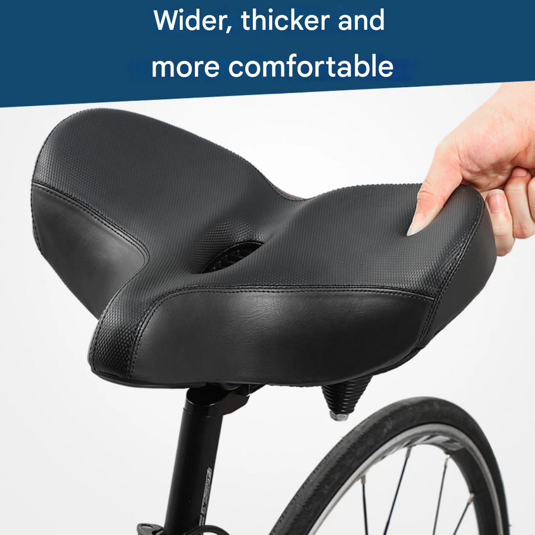 Comfort Gel Bicycle Saddle - BigRide-Black-Nora Luxe