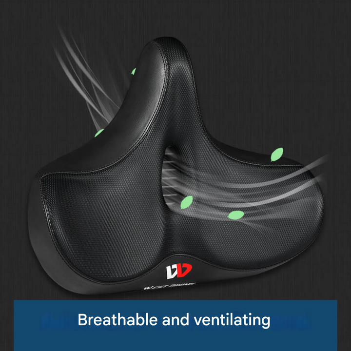 Comfort Gel Bicycle Saddle - BigRide-Black-Nora Luxe