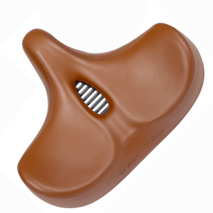 Comfort Gel Bicycle Saddle - BigRide-Brown-Nora Luxe
