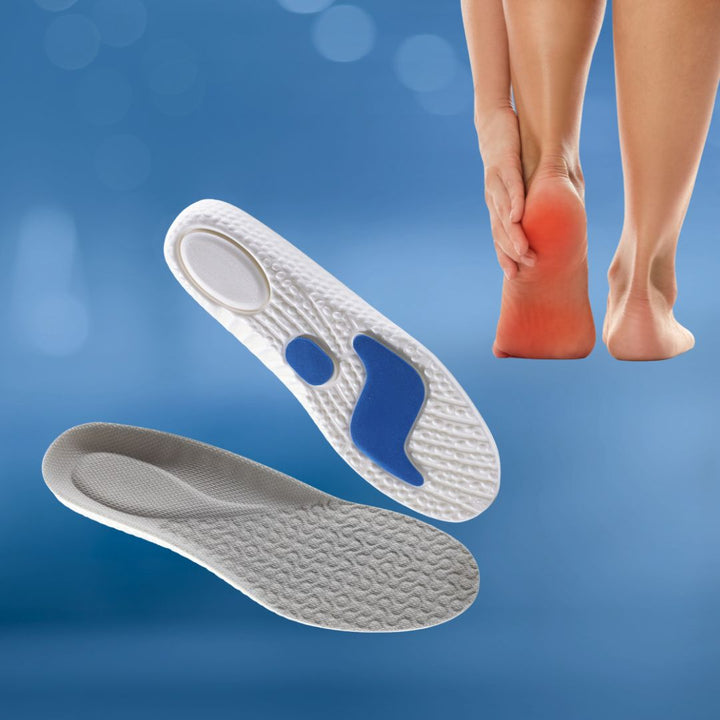 Comfort Insoles with Arch Support - OrthoBalance-Gray-3.0-4.0-Nora Luxe