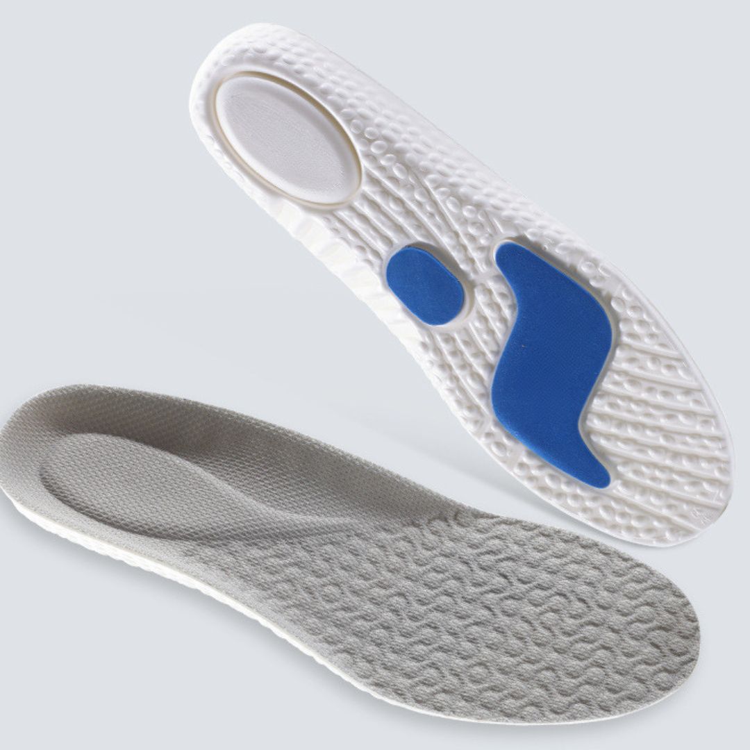 Comfort Insoles with Arch Support - OrthoBalance-Gray-3.0-4.0-Nora Luxe