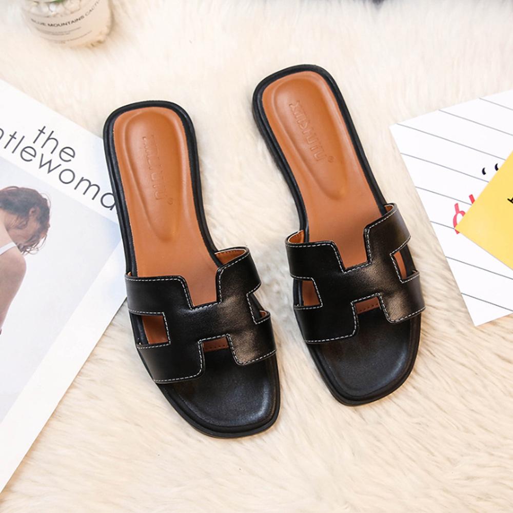 Comfortable and Fashionable Slippers - TrendySoft-Black-2.5-Nora Luxe