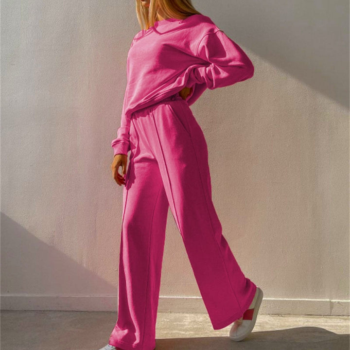 Comfortable and Luxury Tracksuit 2-Piece – Isabel-Pink-S-Nora Luxe
