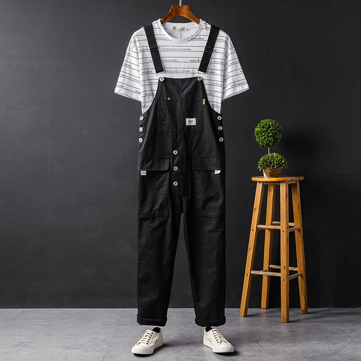 Comfortable and Stylish Garden Overalls - Nova-Black-S-Nora Luxe