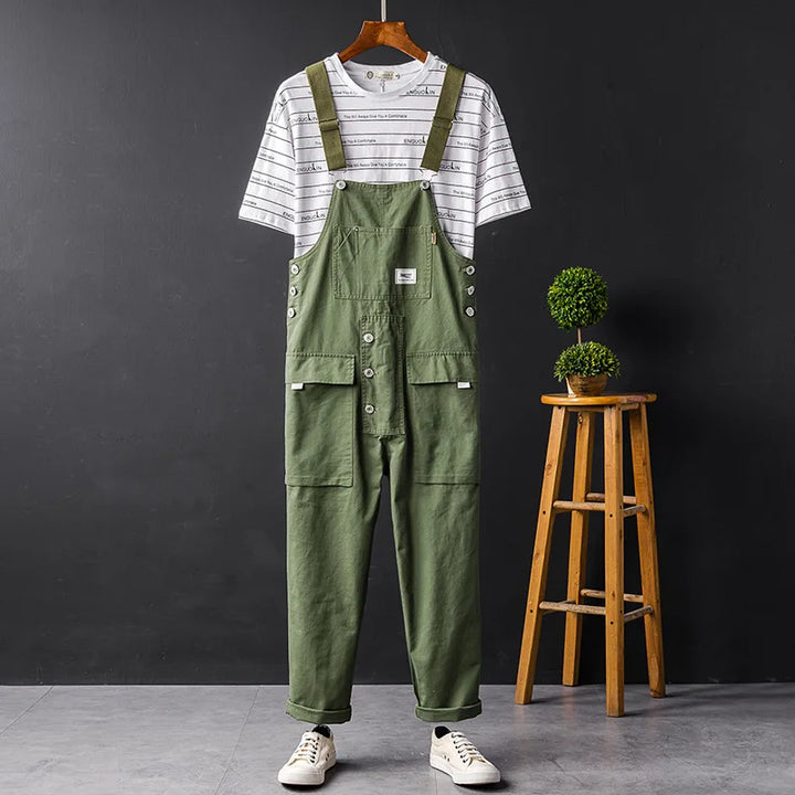 Comfortable and Stylish Garden Overalls - Nova-Green-S-Nora Luxe