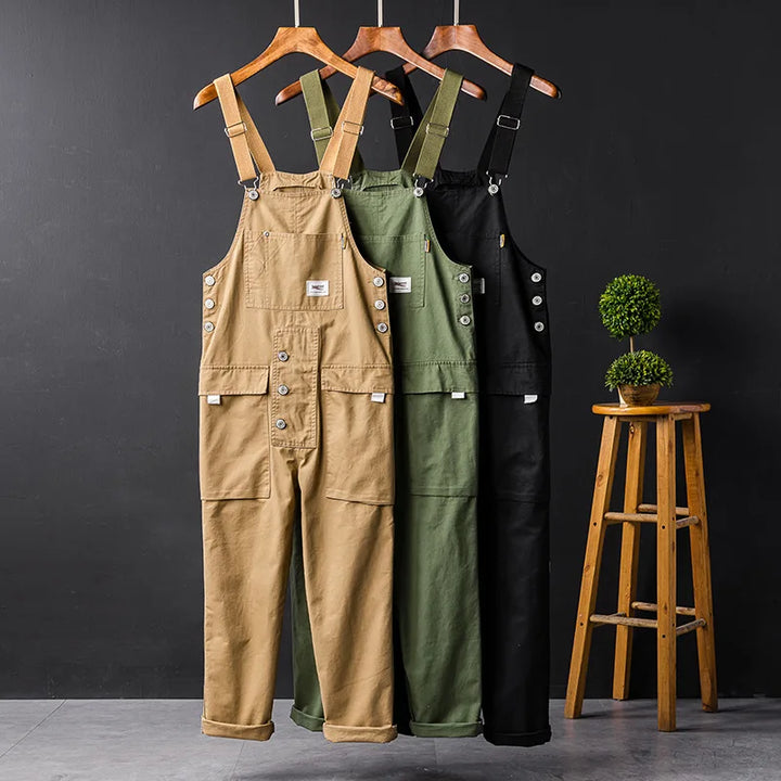 Comfortable and Stylish Garden Overalls - Nova-Khaki-S-Nora Luxe