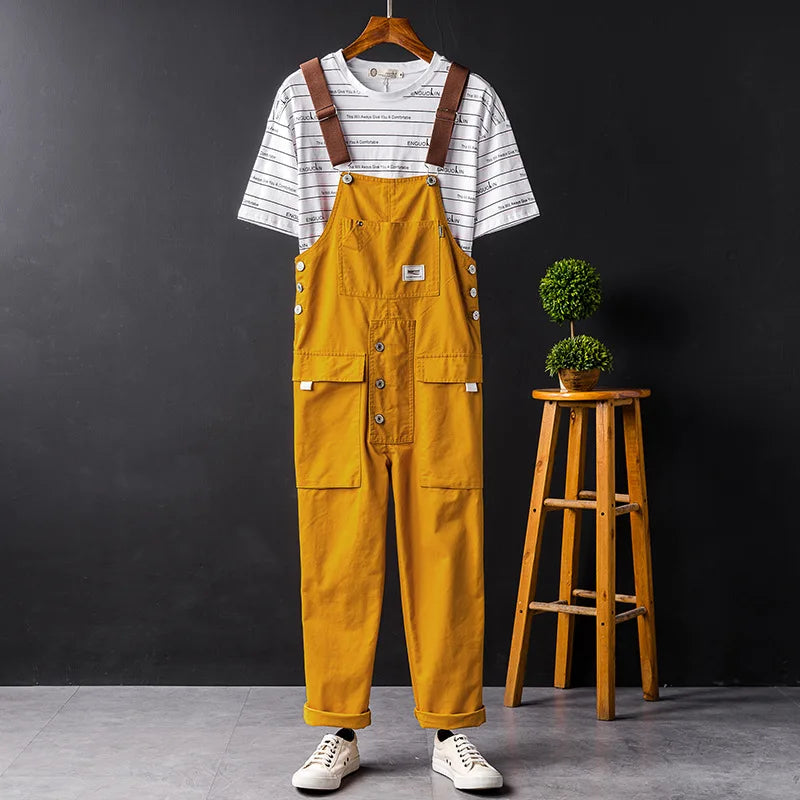 Comfortable and Stylish Garden Overalls - Nova-Yellow-S-Nora Luxe