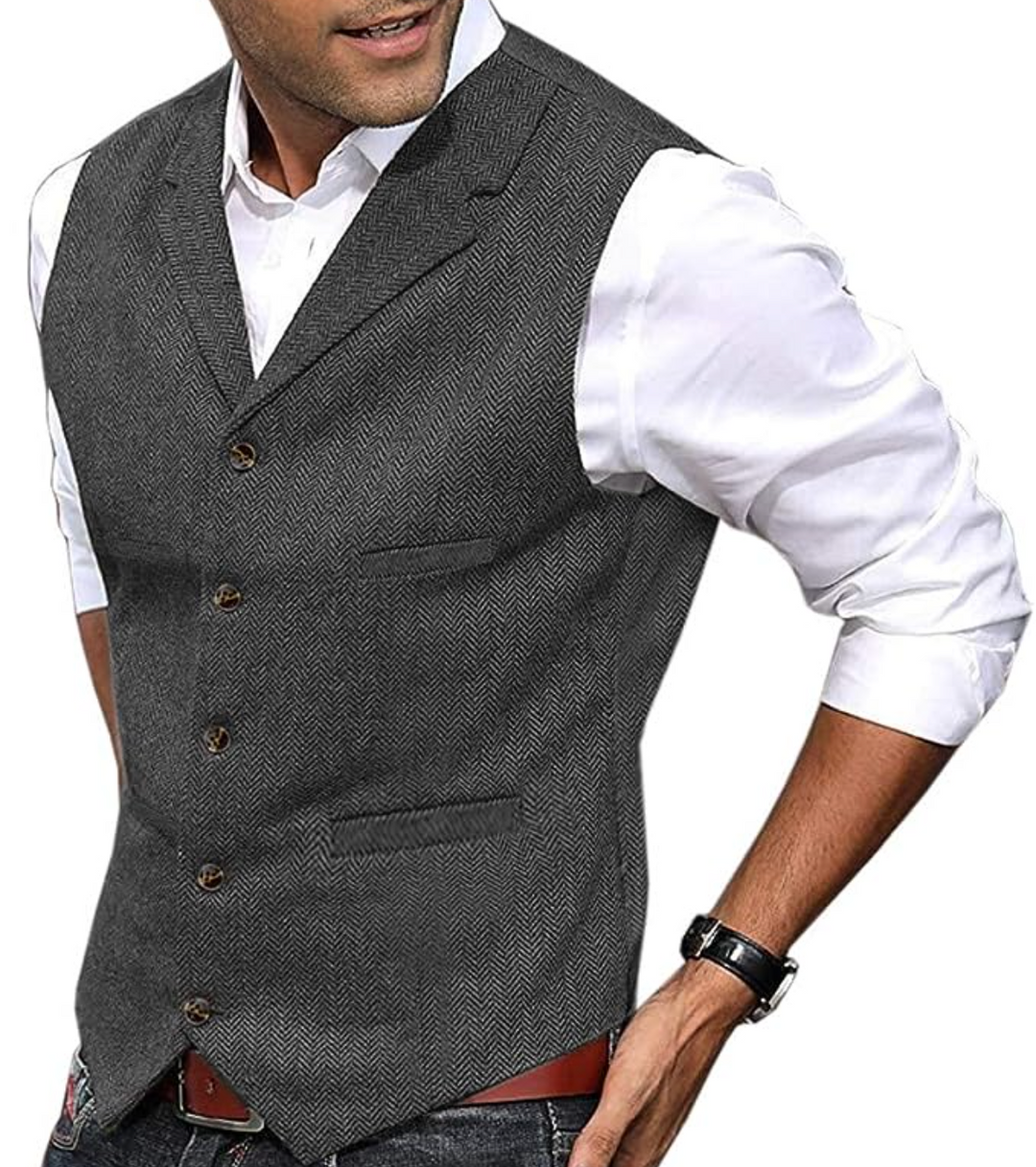 Comfortable and Stylish Gilet for Men - Lars-Gray-S-Nora Luxe