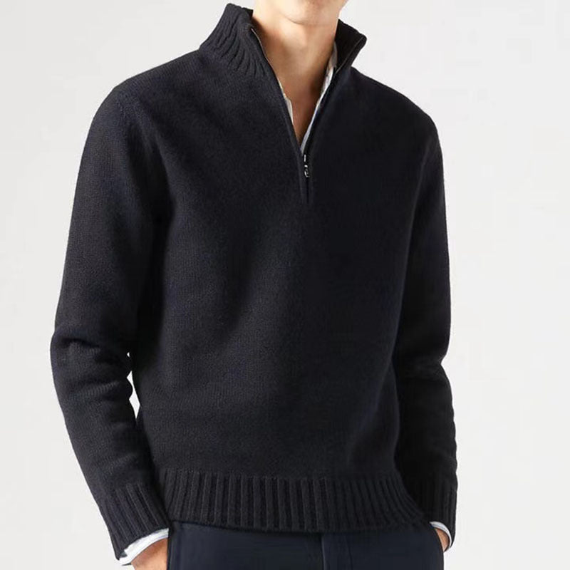 Comfortable and Stylish Men's Sweater - Mason-Black-M-Nora Luxe