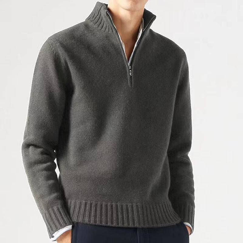 Comfortable and Stylish Men's Sweater - Mason-Gray-M-Nora Luxe
