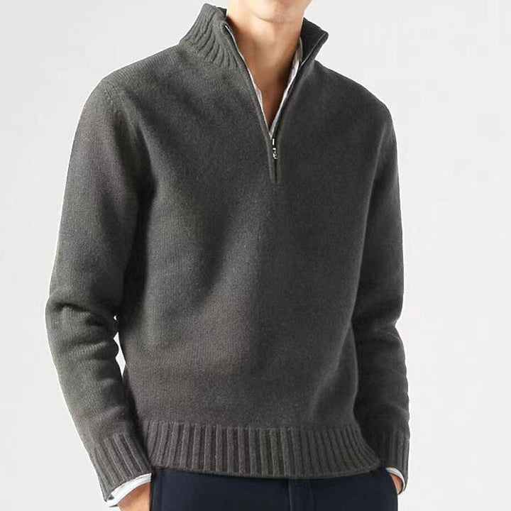 Comfortable and Stylish Men's Sweater - Mason-Gray-M-Nora Luxe