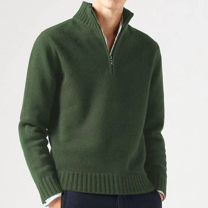 Comfortable and Stylish Men's Sweater - Mason-Green-M-Nora Luxe