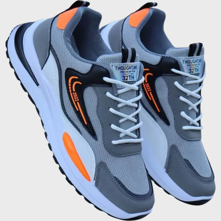 Comfortable and Stylish Sports Shoes for Men - Vigo-Gray mesh-6.5-Nora Luxe