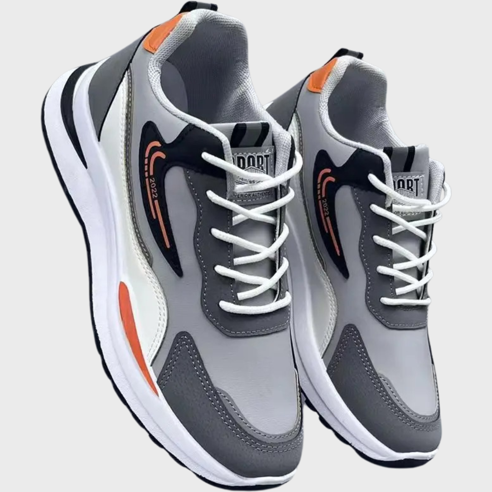 Comfortable and Stylish Sports Shoes for Men - Vigo-Gray PU-6.5-Nora Luxe