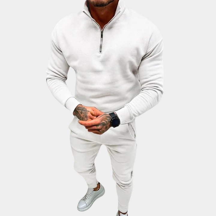 Comfortable and Stylish Tracksuit for Men - Jason-White-S-Nora Luxe