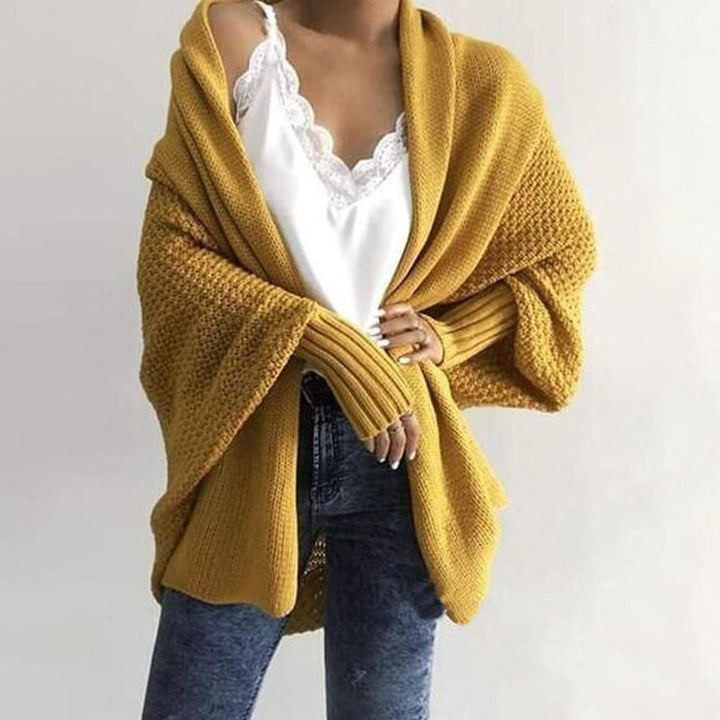 Comfortable and Stylish Women's Cardigan - Livia-Yellow-One Size-Nora Luxe
