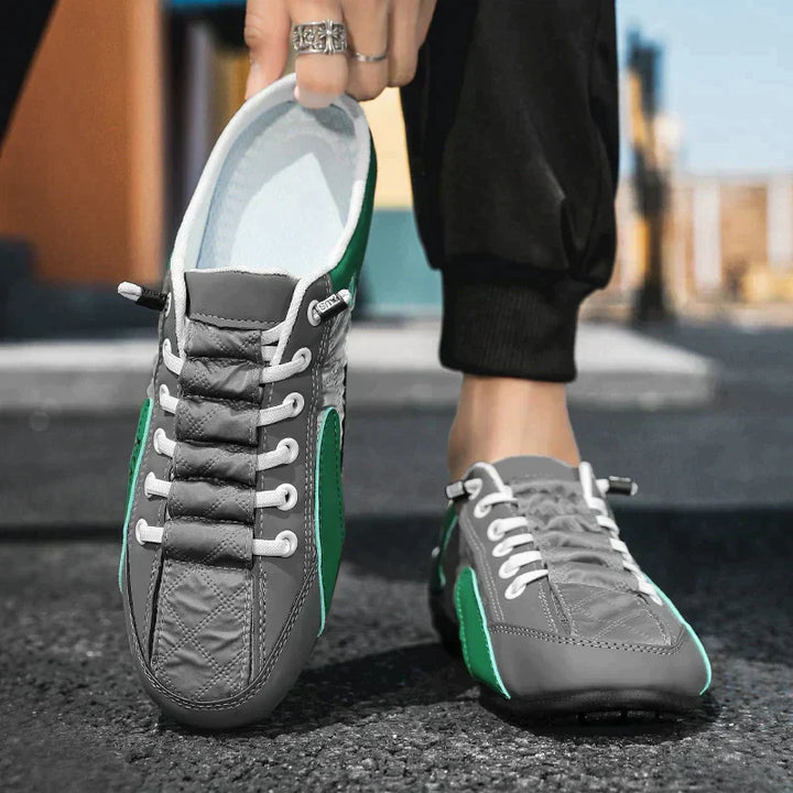 Comfortable and versatile sandal shoes - Jordan-5.5-Green-Nora Luxe
