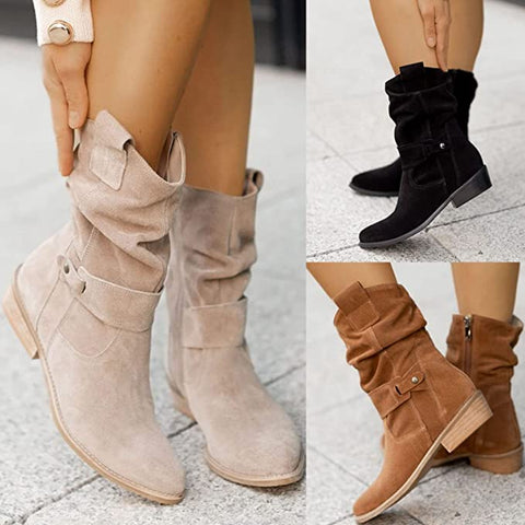 Comfortable Ankle Boots for Women - BellaStep-Beige-3.0-Nora Luxe