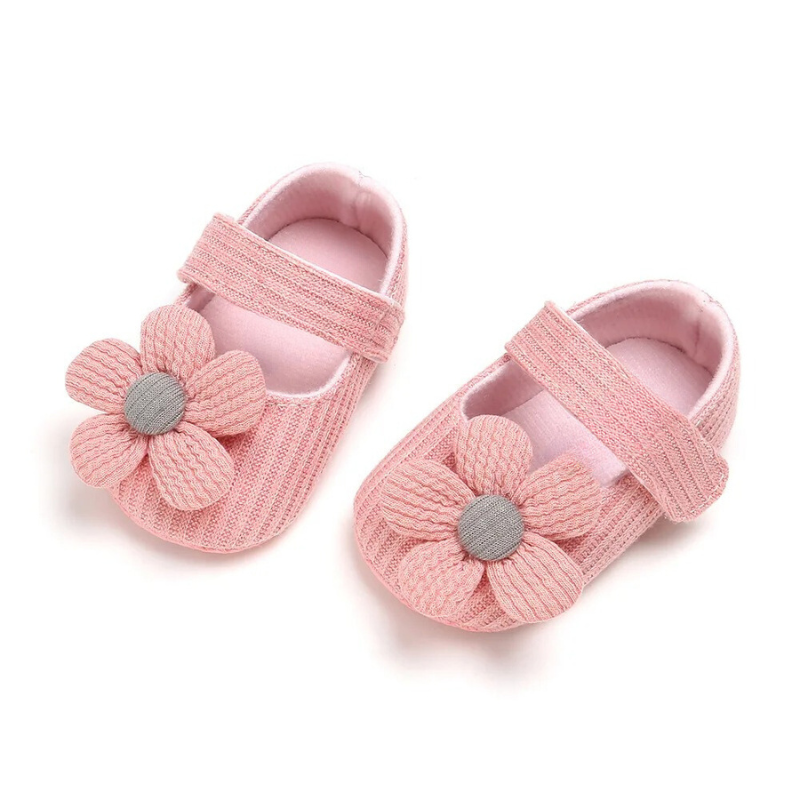 Comfortable Baby Shoes for Little Explorers - MiniStappers-0-6 Months-Pink Flower-Nora Luxe