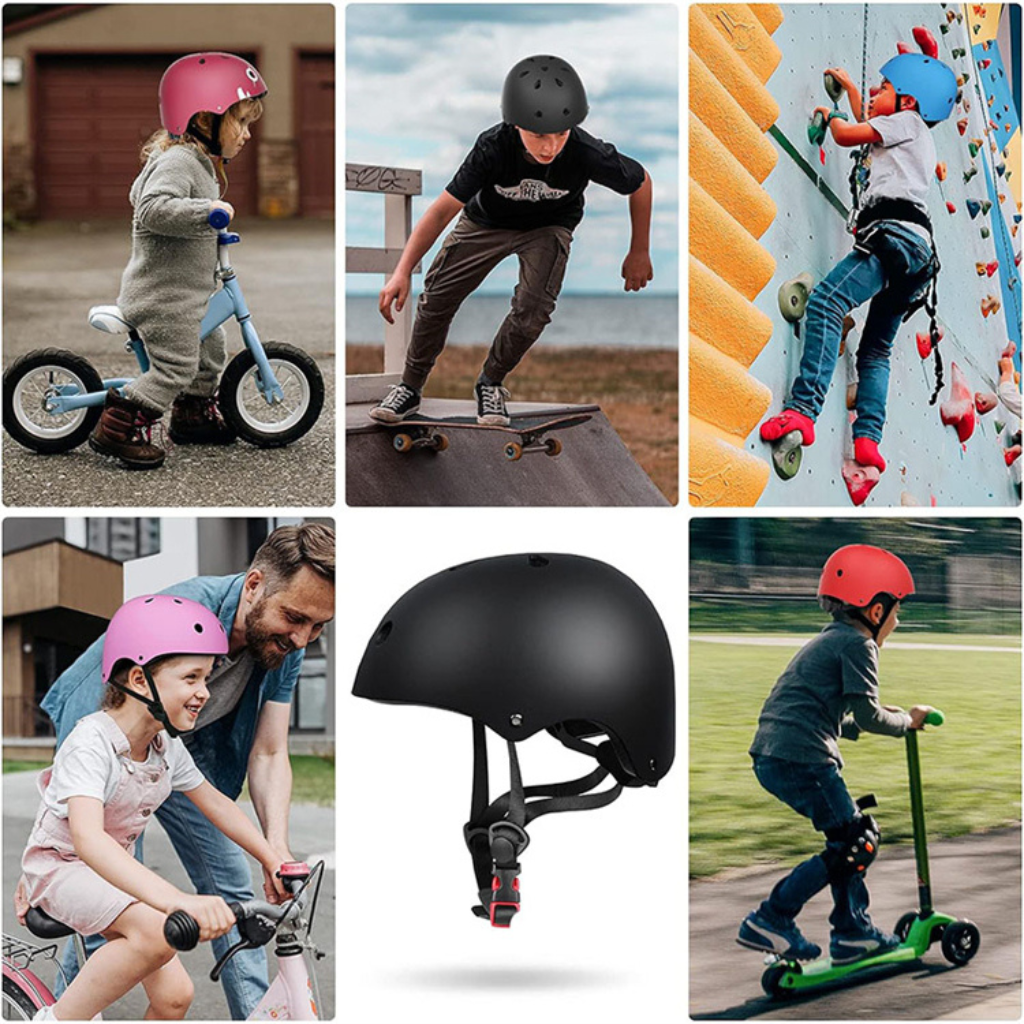 Comfortable Bicycle Helmet - SafeRide Bicycle Helmet-Black-S (20.1–21.7 inches)-Nora Luxe