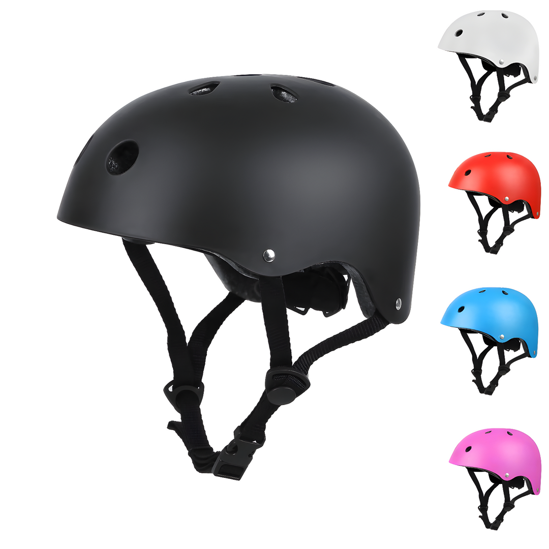 Comfortable Bicycle Helmet - SafeRide Bicycle Helmet-Black-S (20.1–21.7 inches)-Nora Luxe