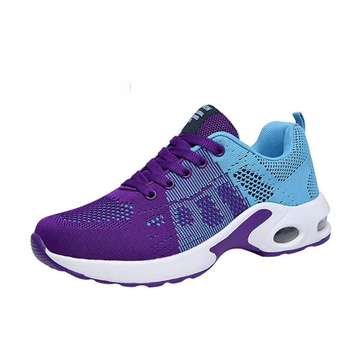 Comfortable & Breathable Orthopedic Women's Sneakers – Marlene-Aqua Purple-3-Nora Luxe