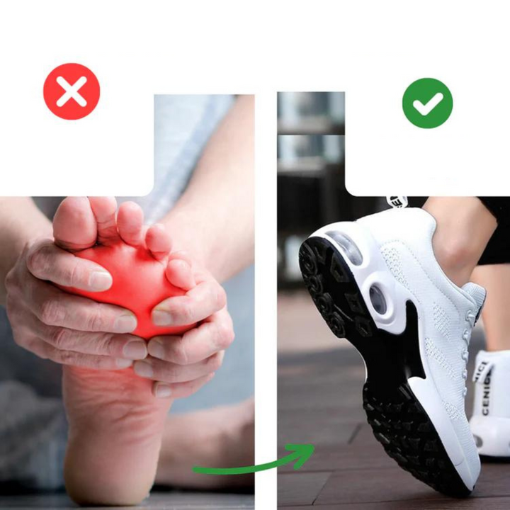 Comfortable & Breathable Orthopedic Women's Sneakers – Marlene-Black-3-Nora Luxe