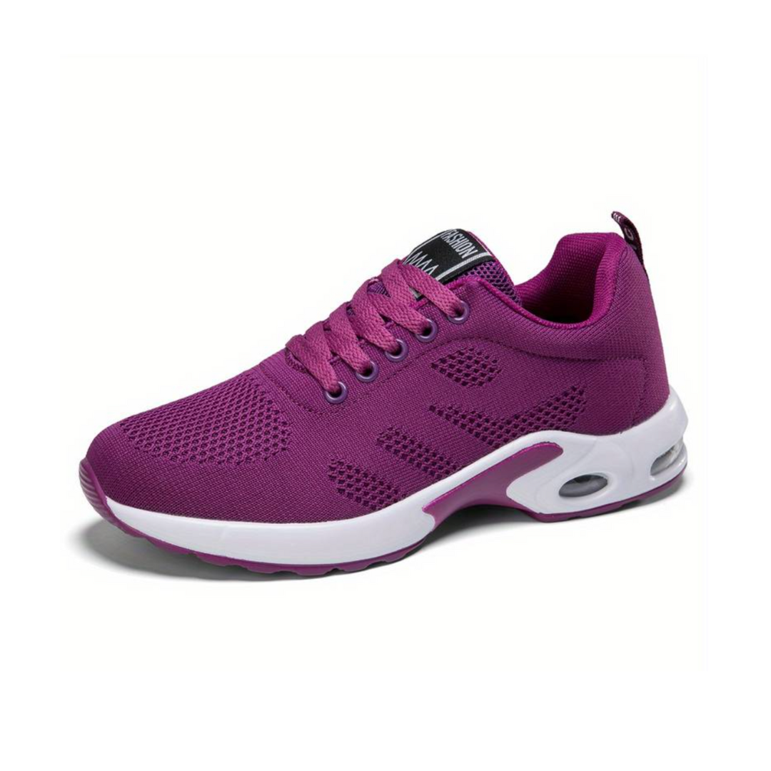 Comfortable & Breathable Orthopedic Women's Sneakers – Marlene-Purple-3-Nora Luxe