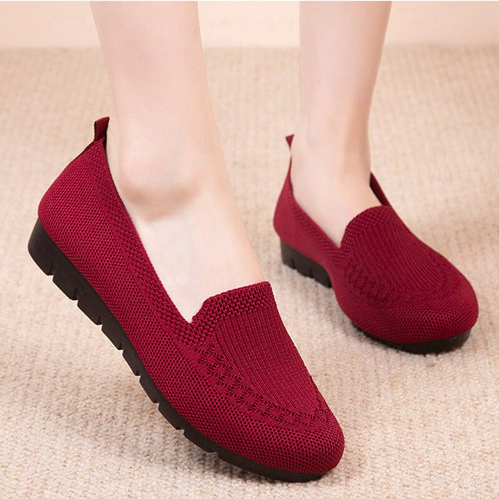 Comfortable & Breathable Women's Slip-On Everyday Shoes with Arch Support – Leona-Pink-3-Nora Luxe