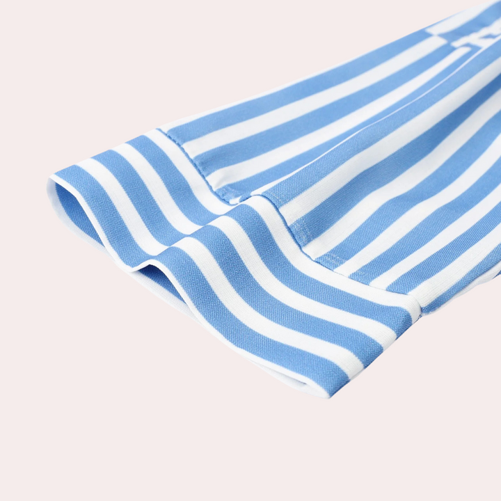 Comfortable Button-Down Dress - Noa-Blue-2XS-Nora Luxe