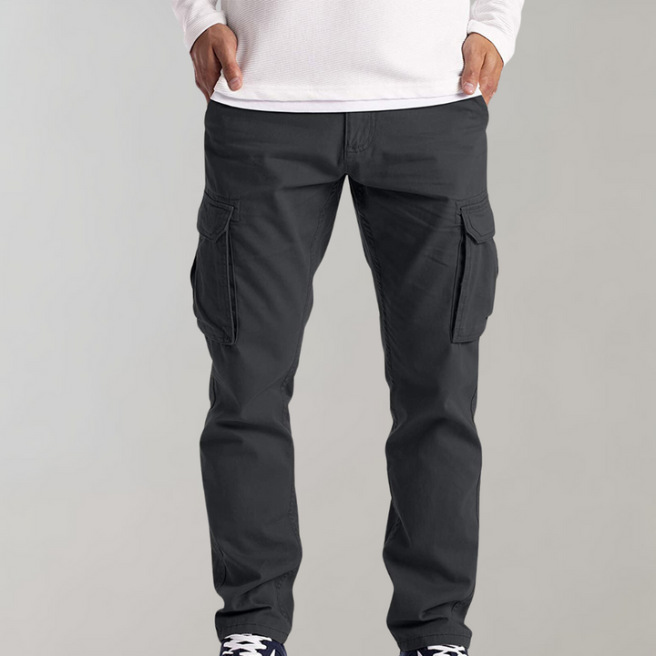 Comfortable Cargo Trousers for Men - Jasper-Dark gray-XS-Nora Luxe