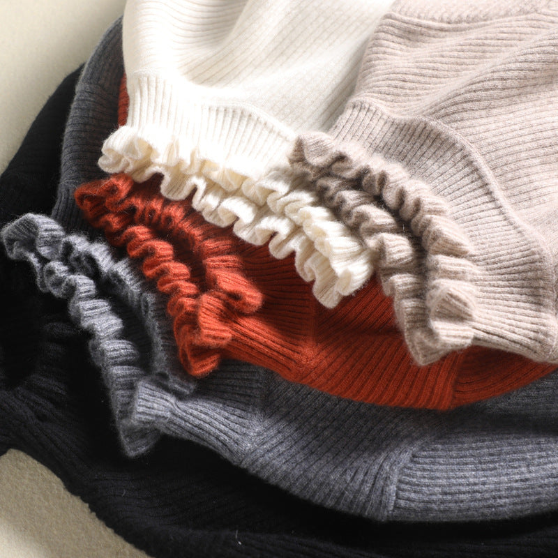 Comfortable Cashmere Women's Turtleneck - Aurélie-Brown-S-Nora Luxe