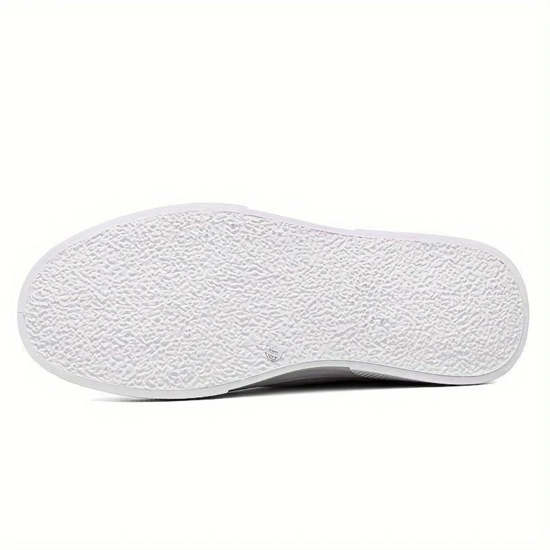 Comfortable Casual Men's Sneakers - UrbanEase-White-6.5-Nora Luxe