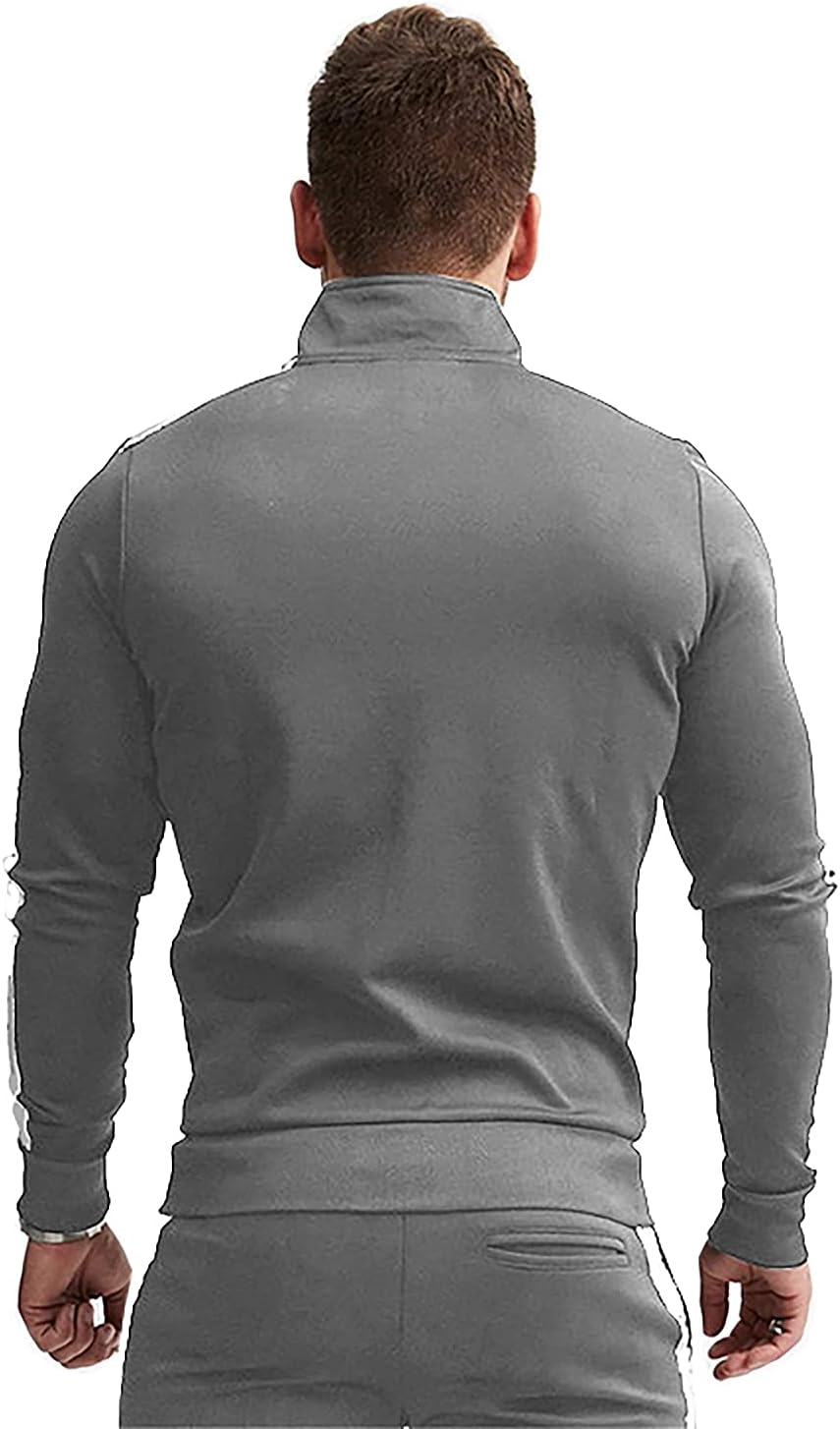 Comfortable Casual Men's Tracksuit - Logan-Green/White-S-Nora Luxe