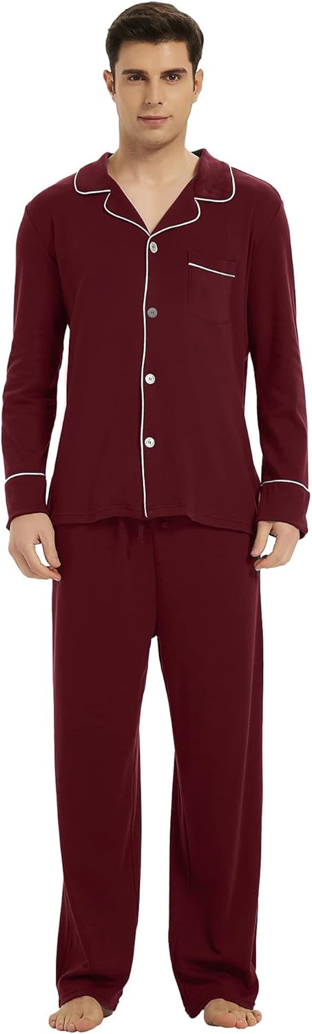 Comfortable Cotton Men's Pajama - Leo-Black-S-Nora Luxe