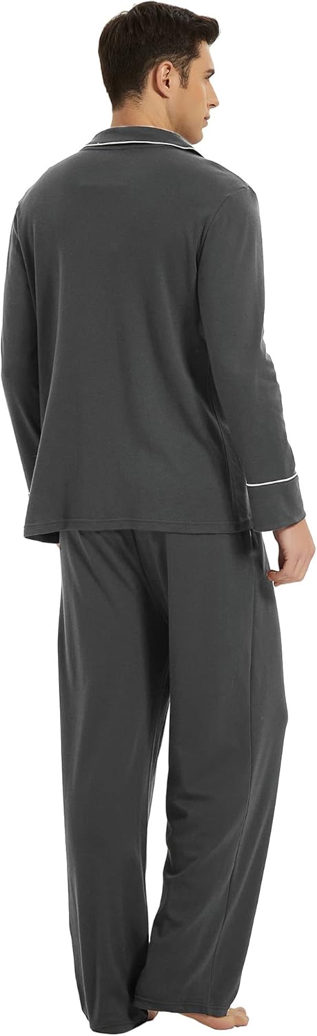 Comfortable Cotton Men's Pajama - Leo-Black-S-Nora Luxe