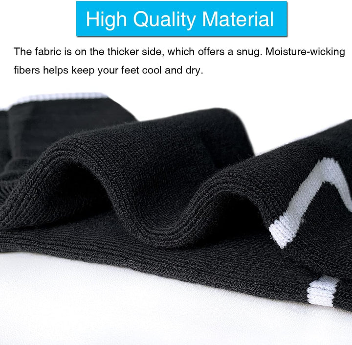 Comfortable Cotton Sports Socks (4 or 6 Pairs) - Lucas-Green (4 pairs)-Nora Luxe