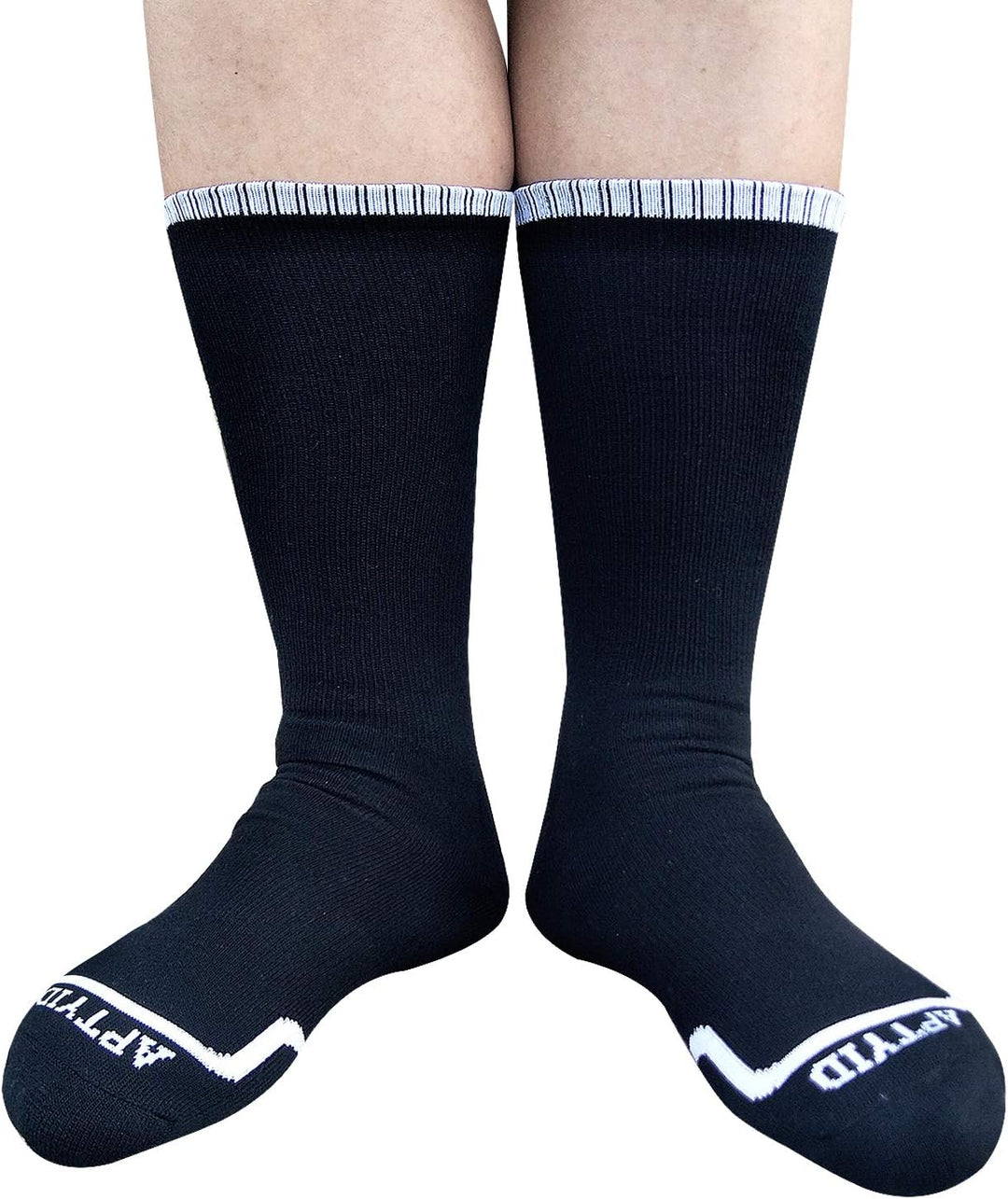 Comfortable Cotton Sports Socks (4 or 6 Pairs) - Lucas-Green (4 pairs)-Nora Luxe