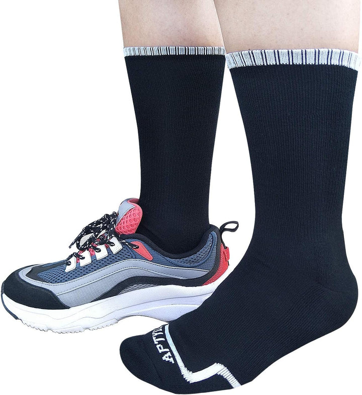 Comfortable Cotton Sports Socks (4 or 6 Pairs) - Lucas-Green (4 pairs)-Nora Luxe
